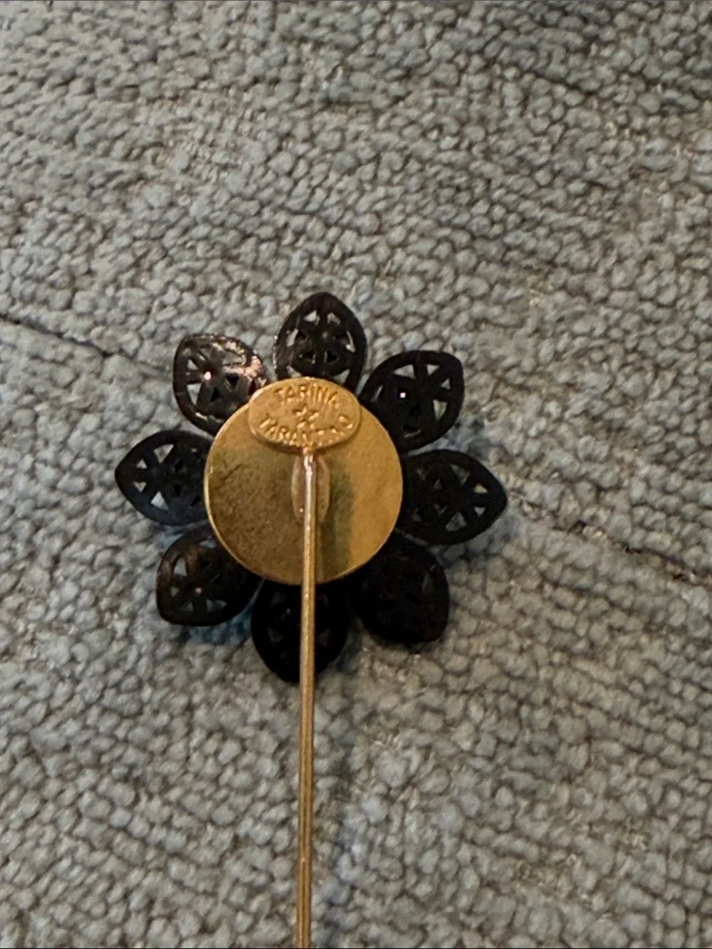 Rare Tarina Tarantino Cameo Stick Pin Brooch - Picture 4 of 5